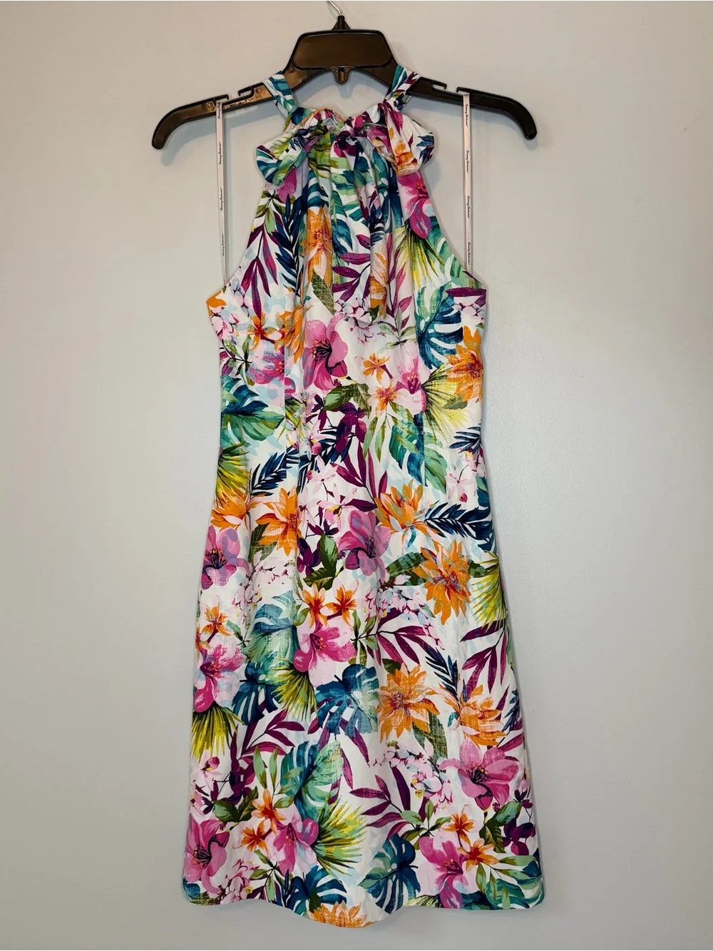 Tommy Bahama Garden of Hope and Courage Silk Dress Size SP - Picture 7 of 10